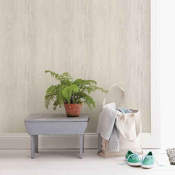 Mapleton Light Grey Wood Wallpaper - York Wallcoverings - 3117-642210 - York Wallcoverings Wallpaper