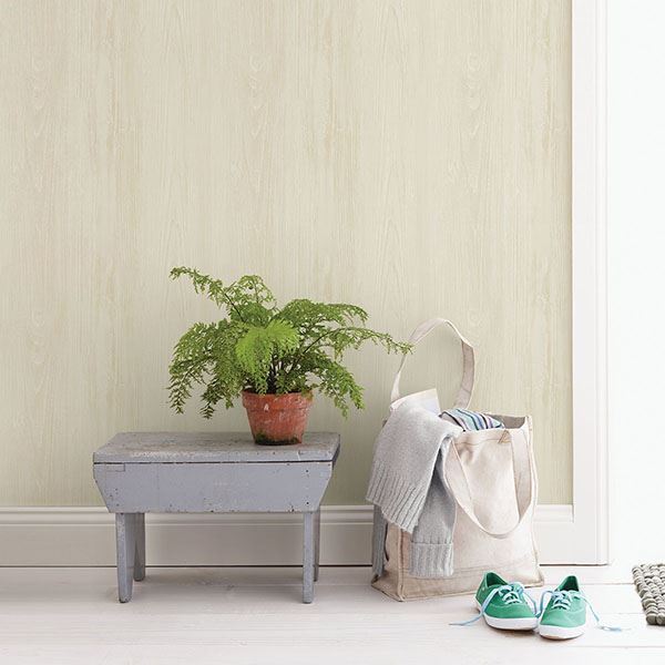 Mapleton Cream Wood Wallpaper  | Brewster Wallcovering - The WorkRm