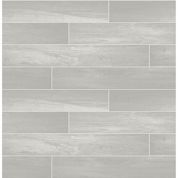 Picture of Nika Grey Sleek Wood Wallpaper