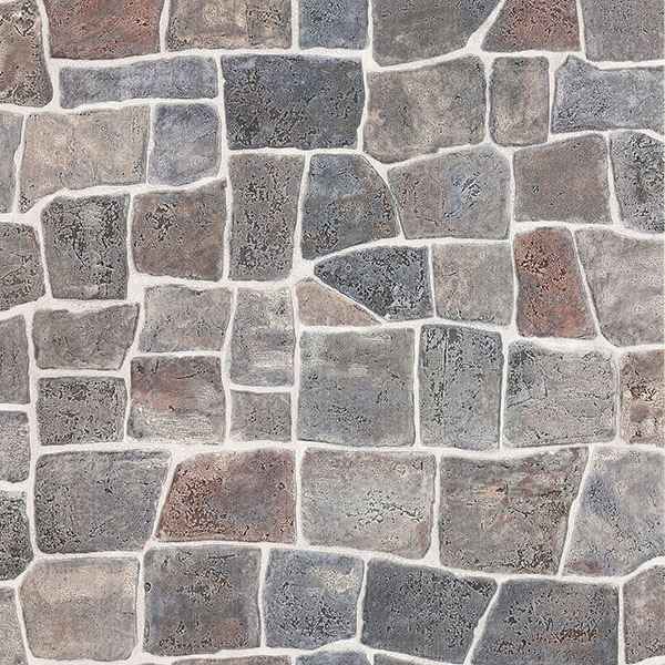Kyle Grey Slate Path Wallpaper - York Wallcoverings - 2767-44150