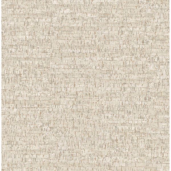 Picture of Burl White Small Faux Cork Wallpaper