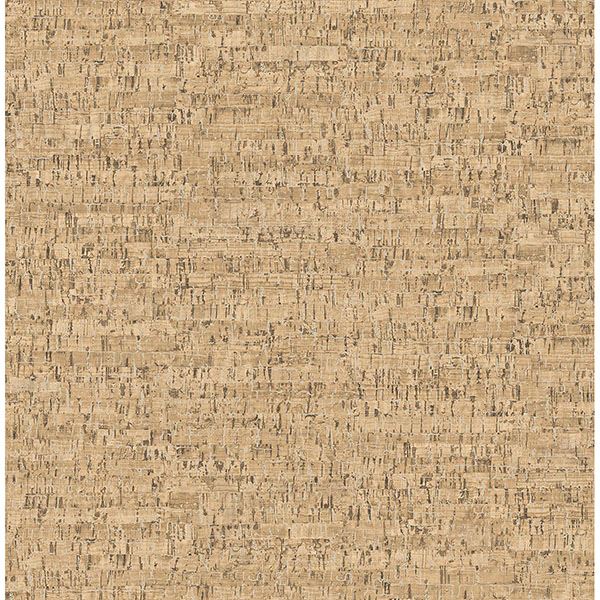 Picture of Burl Neutral Small Faux Cork Wallpaper