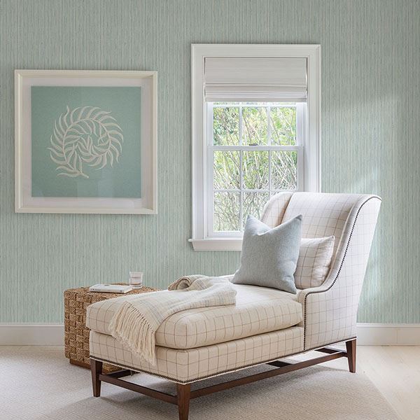 Salois Light Blue Texture Wallpaper  | Brewster Wallcovering - The WorkRm