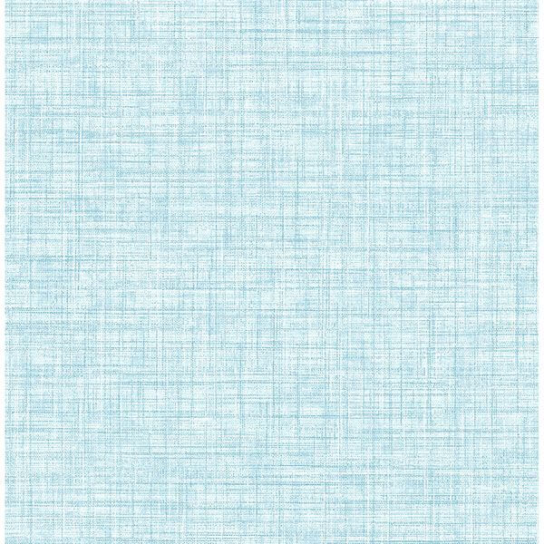Tuckernuck Aqua Linen Wallpaper - York Wallcoverings - 2767-24276 - York Wallcoverings Wallpaper