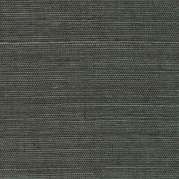 Kowloon Charcoal Sisal Grasscloth Wallpaper - York Wallcoverings - 2732-80075 - York Wallcoverings Wallpaper