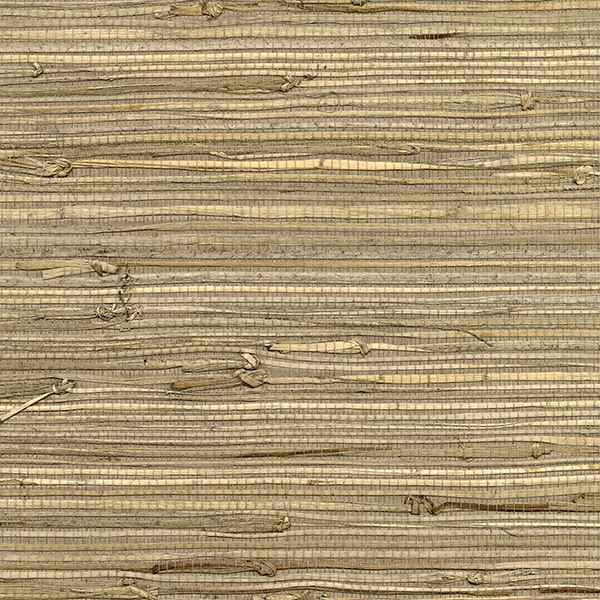 Anhui Brown Grasscloth Wallpaper - York Wallcoverings - 2732-80084 - York Wallcoverings Wallpaper
