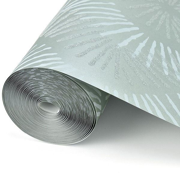 Feliz Seafoam Beaded Ogee Wallpaper  | Brewster Wallcovering - The WorkRm