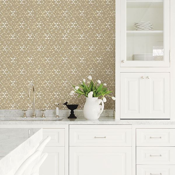 Blissful Honey Harlequin Wallpaper  | Brewster Wallcovering - The WorkRm