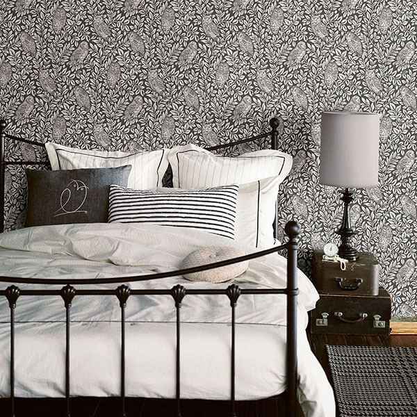 Parliament Brown Owl Wallpaper - York Wallcoverings - 3115-12415 - York Wallcoverings Wallpaper