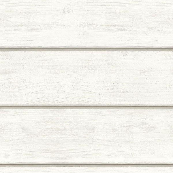 Brewster Wallcovering-Cassidy Off-White Wood Planks Wallpaper