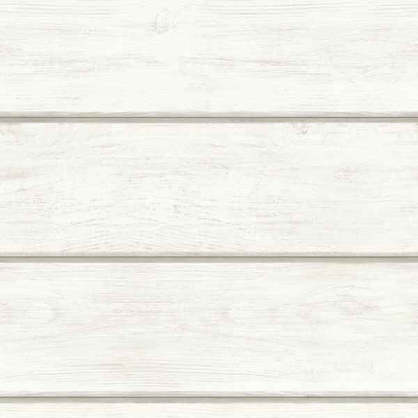 Cassidy Off White Wood Planks Wallpaper - York Wallcoverings - 3115-12441 - York Wallcoverings Wallpaper