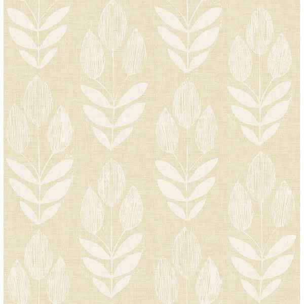 Garland Wheat Block Tulip Wallpaper - York Wallcoverings - 3115-24471