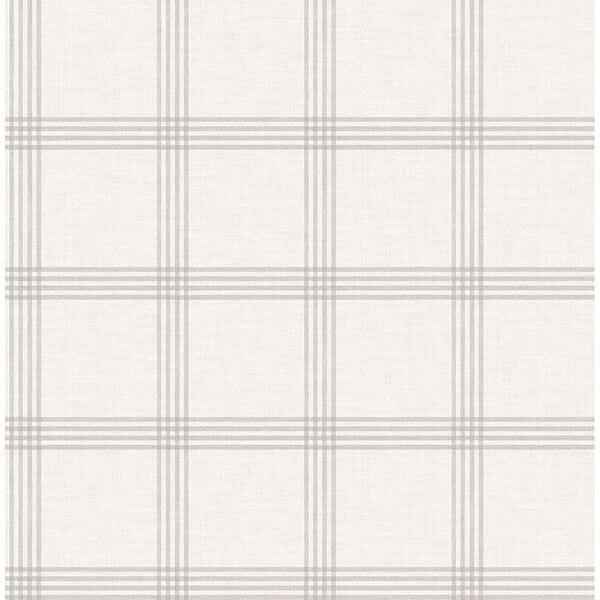 Twain Dove Plaid Wallpaper - York Wallcoverings - 3115-24478