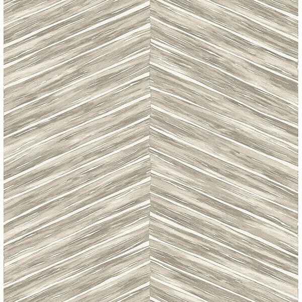 Aldie Beige Chevron Weave Wallpaper - York Wallcoverings - 2766-23775