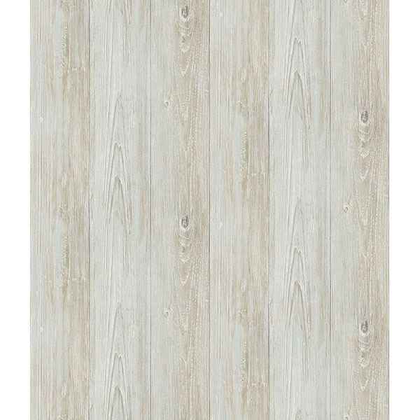 Ferox Neutral Wood Planks Wallpaper - York Wallcoverings - 2766-64227