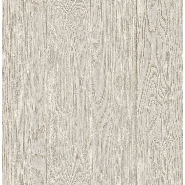 Picture of Groton Dove Wood Plank Wallpaper