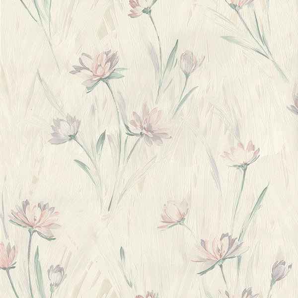Quintero Multicolor Carnation Print Wallpaper - York Wallcoverings - 2766-37400 - York Wallcoverings Wallpaper