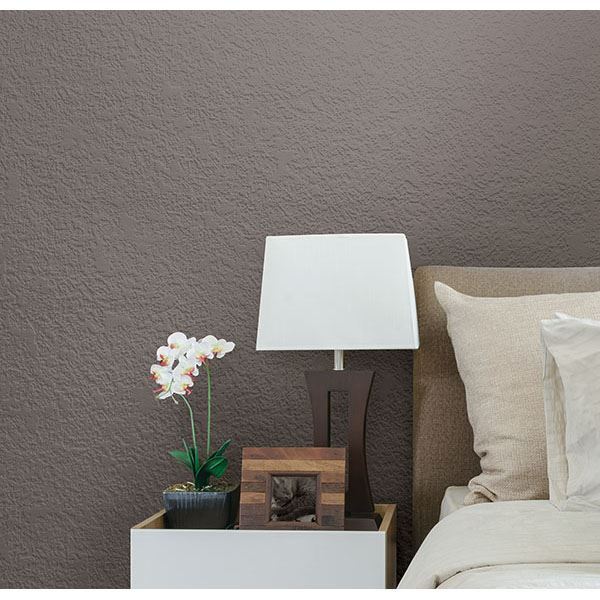 Dunlap Paintable Plaster Texture Wallpaper - Brewster Wallcovering