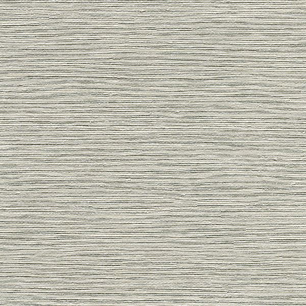 Picture of Mabe Grey Faux Grasscloth Wallpaper