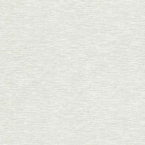 San Paulo Light Grey Horizontal Weave Wallpaper - York Wallcoverings - 2807-2010