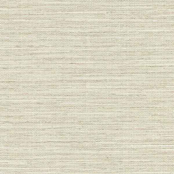 Bay Neutral Linen Texture Wallpaper - York Wallcoverings - 2807-8019