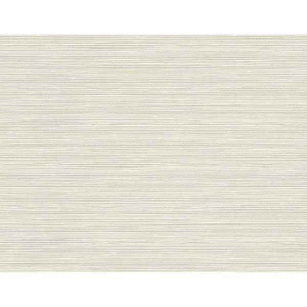 Bondi Light Grey Grasscloth Texture Wallpaper - York Wallcoverings - 2765-BW40908