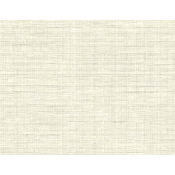 Alix Ivory Twill Wallpaper - York Wallcoverings - 2765-BW40608
