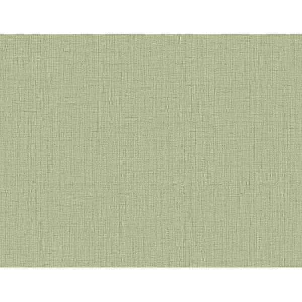 Oriel Light Green Fine Linen Wallpaper - York Wallcoverings - 2765-BW40804