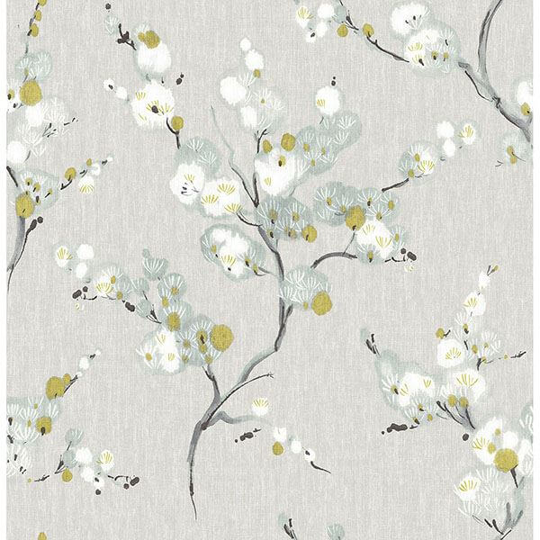 Yellow Mirei Peel Stick Wallpaper - York Wallcoverings - NU2679 - York Wallcoverings Wallpaper