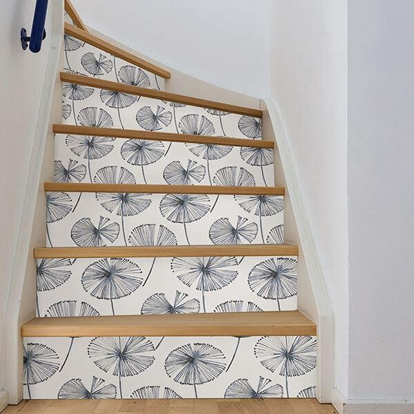 blue-aya-peel-stick-wallpaper-york-wallcoverings-nu2683 - York Wallcoverings Wallpaper