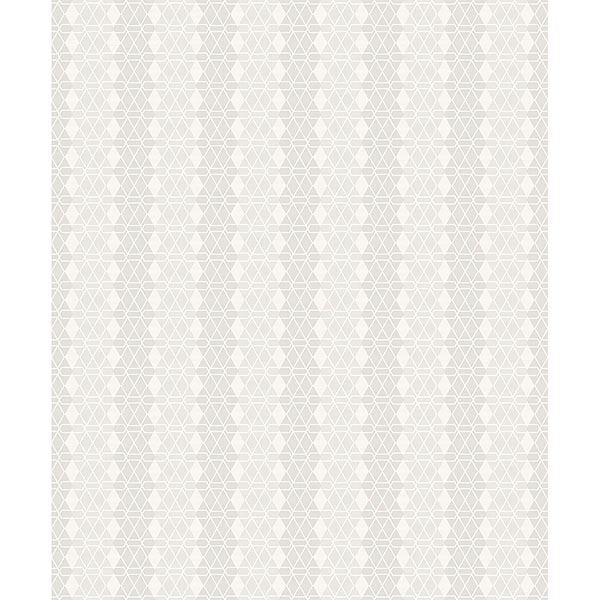 Picture of Taylor Light Grey Diamond Wallpaper