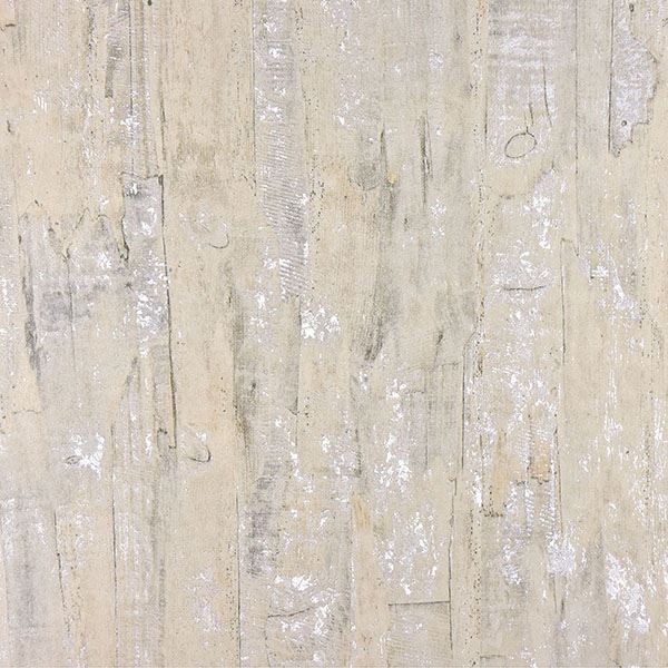 Brewster Wallcovering-Lindens Cream Wood Wallpaper