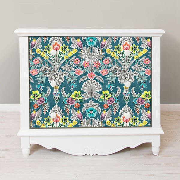Summer Love Teal Peel Stick Wallpaper - York Wallcoverings - NU3037 - York Wallcoverings Wallpaper