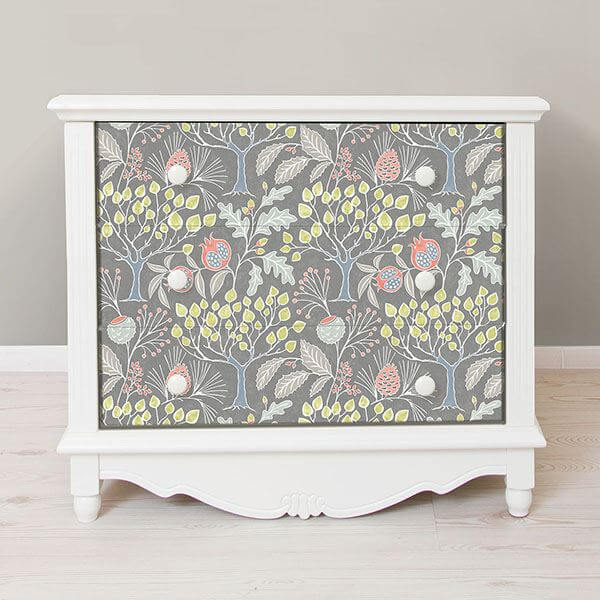 Groovy Garden Grey Peel Stick Wallpaper - York Wallcoverings - NU3039 - York Wallcoverings Wallpaper