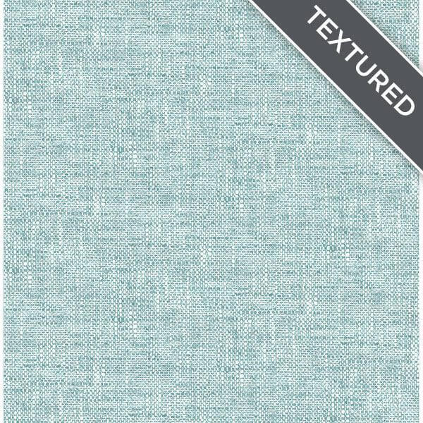Aqua Poplin Texture Peel Stick Wallpaper - York Wallcoverings - NU2919 - York Wallcoverings Wallpaper