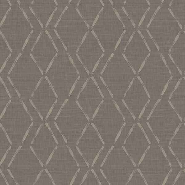 Tapa Brown Trellis Wallpaper - York Wallcoverings - 3118-12654 - York Wallcoverings Wallpaper