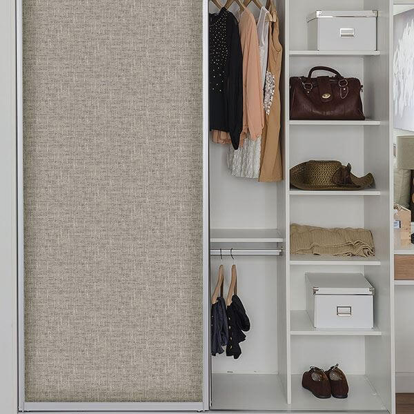 Grey Poplin Texture Peel and Stick Wallpaper - York Wallcoverings - NU2873 - York Wallcoverings Wallpaper