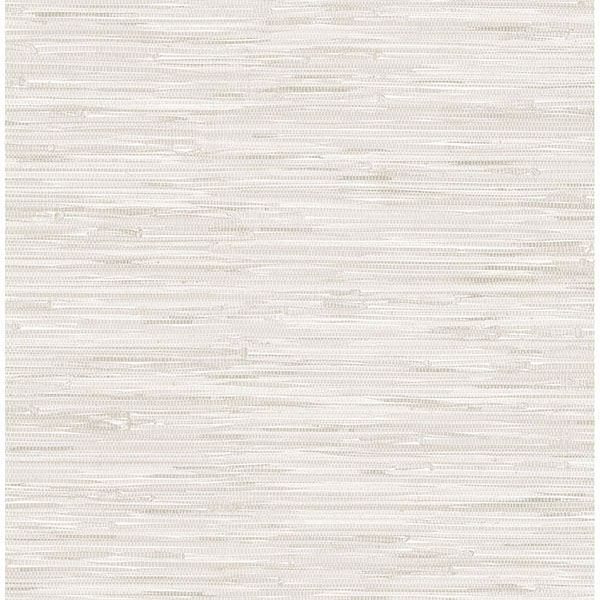 Cream Grassweave Peel and Stick Wallpaper - York Wallcoverings - NUS2875 - York Wallcoverings Wallpaper