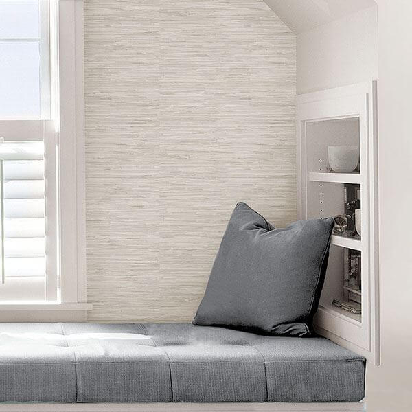 cream-grassweave-peel-and-stick-wallpaper-york-wallcoverings-nus2875 - York Wallcoverings Wallpaper