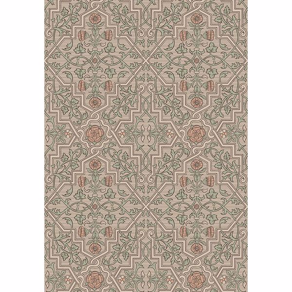 Picture of Rosenvinge Light Brown Ironworks Wallpaper