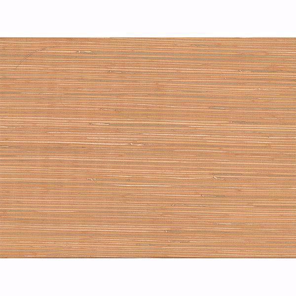 li-na-light-brown-grasscloth-wallpaper-york-wallcoverings-63-65424 - York Wallcoverings Wallpaper