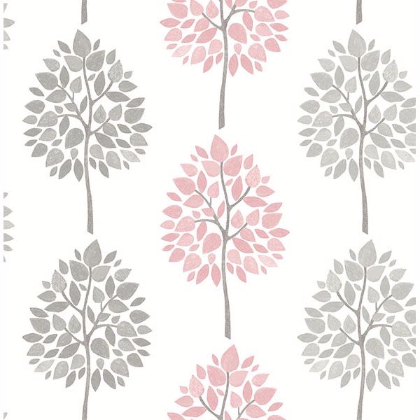 Picture of Saar Pink Tree Wallpaper