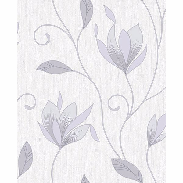 Picture of Gallagher Ivory Floral Trail Wallpaper