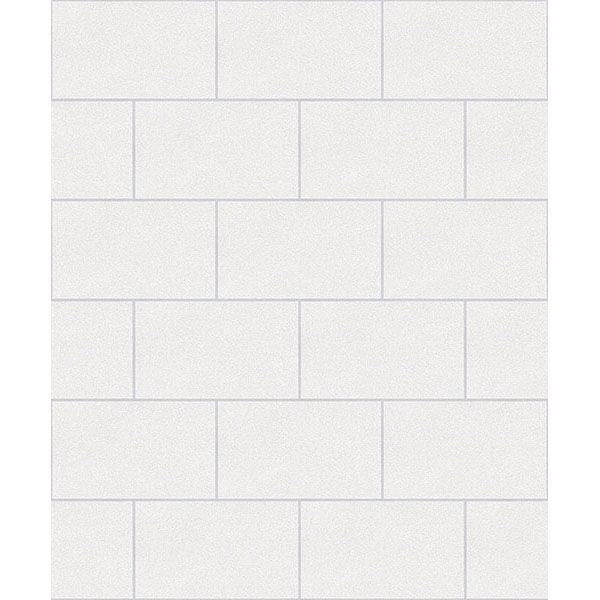 Picture of Neale White Subway Tile Wallpaper