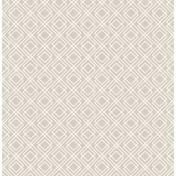 puck-light-brown-geometric-wallpaper-york-wallcoverings-2836-22022 - York Wallcoverings Wallpaper