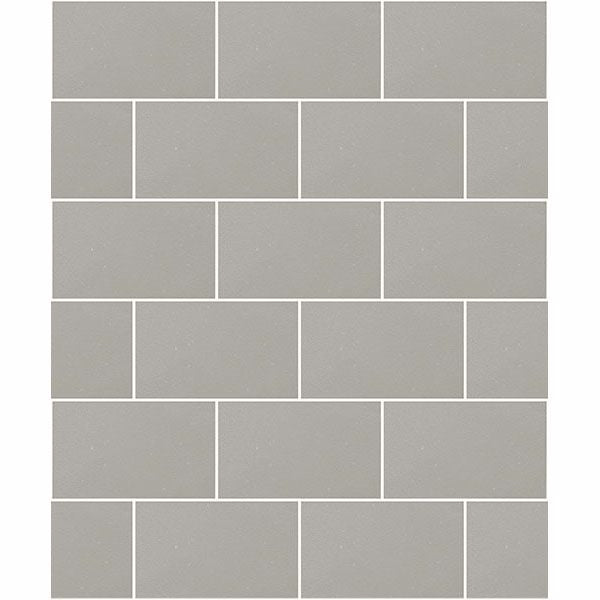 Picture of Angelo Grey Subway Tile Wallpaper