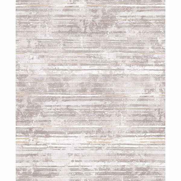 Makayla Mauve Distressed Stripe Wallpaper - York Wallcoverings - 2838-IH2257
