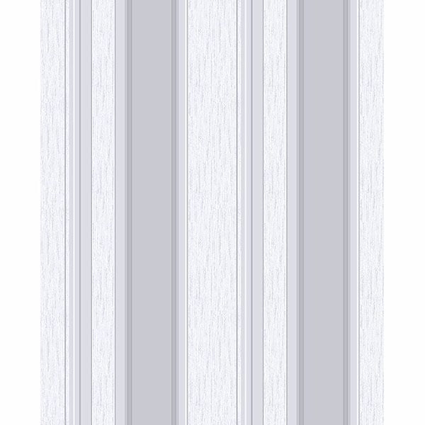 Picture of Mirabelle Silver Stripe Wallpaper