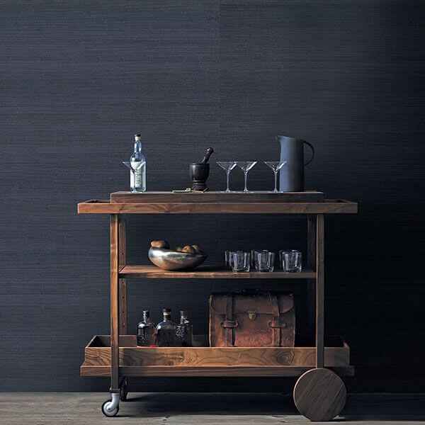 Peninnsula Navy Sisal Grasscloth Wallpaper - York Wallcoverings - 2829-80088 - York Wallcoverings Wallpaper