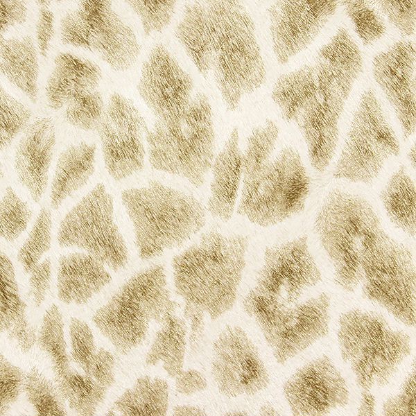 Brewster Wallcovering-Montone Champagne Giraffe Wallpaper